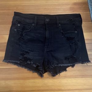 American eagle black ripped shorts- never worn, tag still on